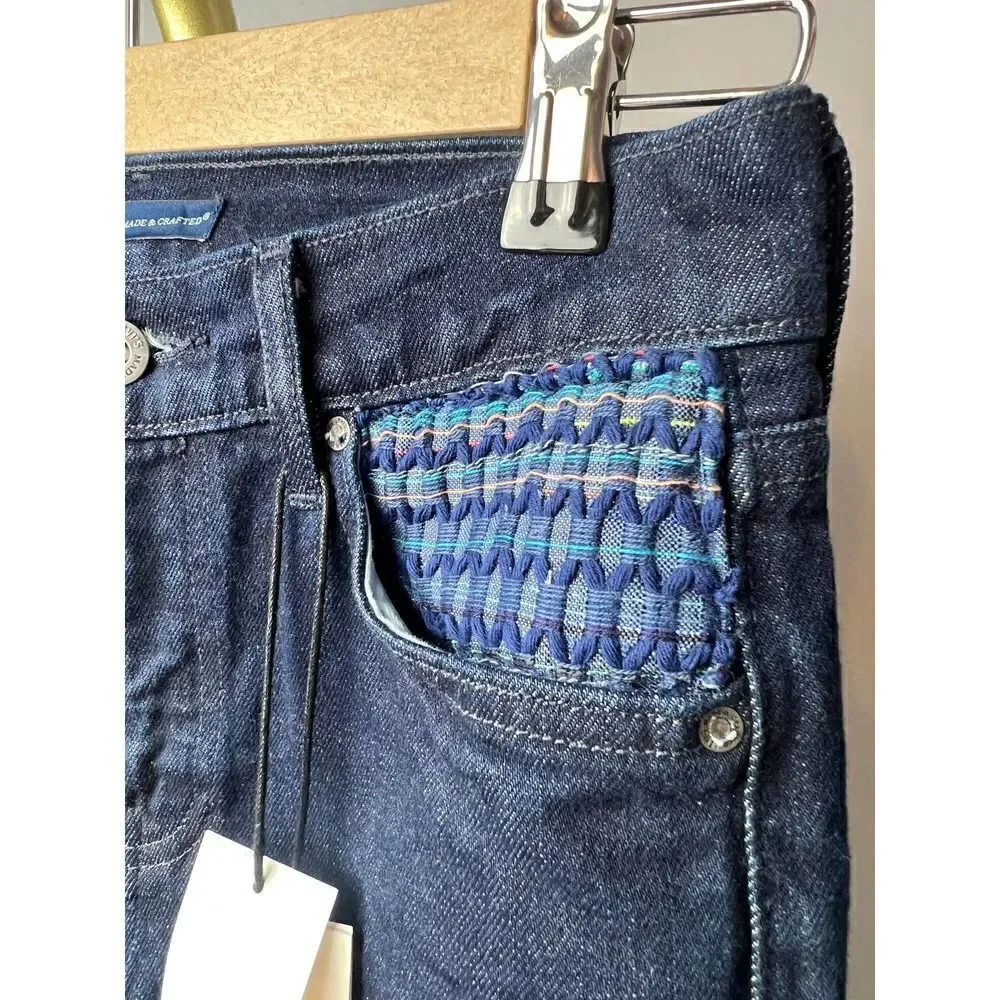 Anthropologie x Levi's Made & Crafted Stem Flare Embroidered Jeans NWT Sz. 25